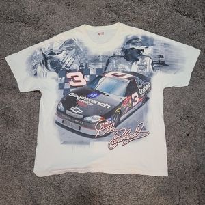 VINTAGE Chase Authentics Dale Earnhardt Men XL Tshirt AOP All Over Print NASCAR